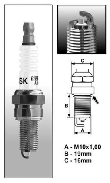 AR10S (1517) BRISKSilver Racing Tændrør