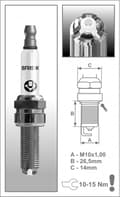 Pikkukuva 1 / 2: COR10LGS (3171) BRISKPREMIUM Racing sytytystulppa