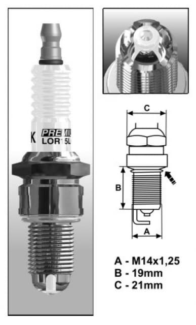 LOR14LGS (3028) BRISKPremium LGS sytytystulppa