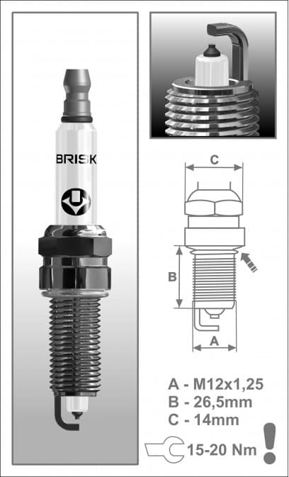 MR14LC (1587) BRISKSuper sytytystulppa