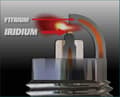 Miniatyrbillede 2 af 2: P3+ (1621) ER15YIR-1 iridium tændrør BRISK Premium+ IRIDIUM tændrør