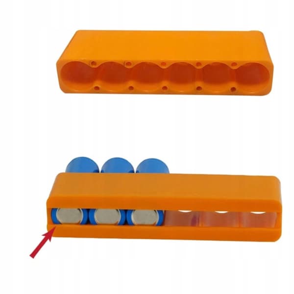 Fast batterisvejseform til 4 celler