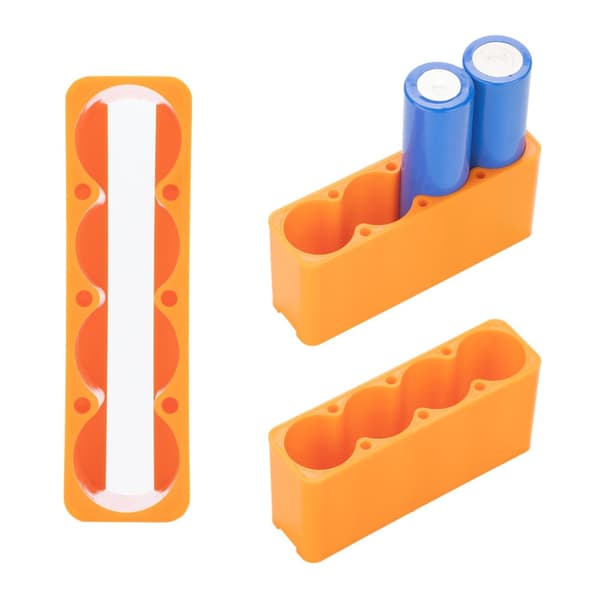 Fast batterisvejseform til 4 celler