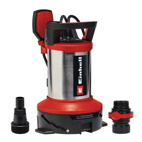 Einhell Avloppspump 2-i-1 för smutsvatten och klart vatten Aquasensor GE-DP 7535 N LL ECO (750W, Dykdjup 7m)
