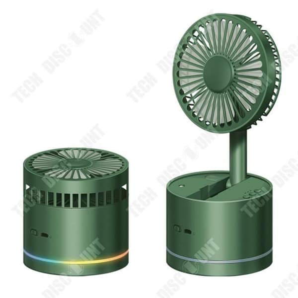 TD® Liten USB-skrivbordsfläkt Liten skrivbordsfällbar fläkt Mute Spray Light Mini Shaking Head Fläkt