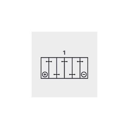 Batteri AMG 12 V 14 Ah YTX16-4-1 / YTX16-BS-1 Varta