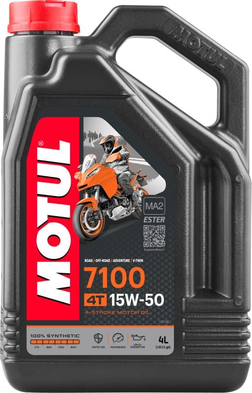 MOTUL OIL 15W50 4L 7100 4T/MOOTTORIPYÖRÄT