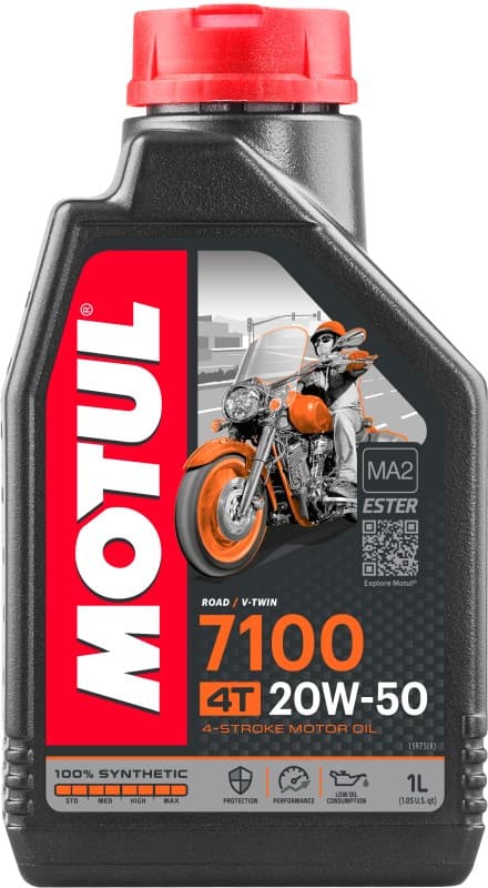 MOTUL ÖLJY 20W50 1L 7100 4T/MOOTTORIPYÖRÄT