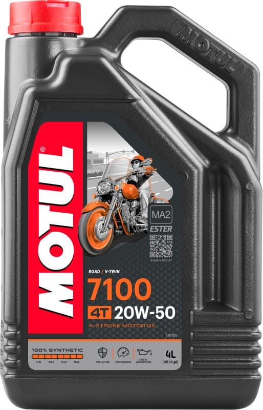 MOTUL OIL 20W50 4L 7100 4T/MOOTTORIPYÖRÄT