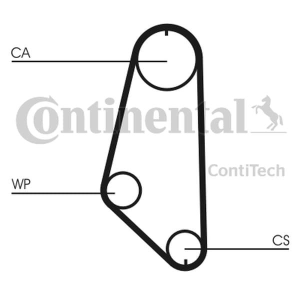 CONTITECH KAMREMM OPEL 1.6-2,