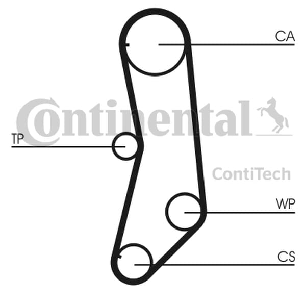 CONTITECH TANDREM FIAT 1.1 125Z