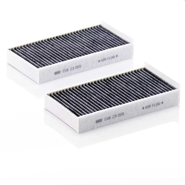 MANN FILTER KABINEFILTER BMW 2,X1,I3, MINI 08.13- 2 STK. MED AKTIVT KUL