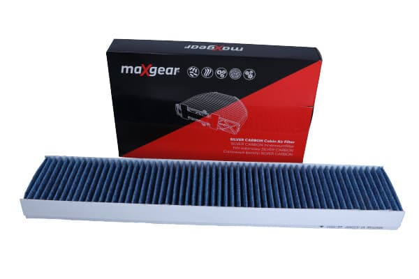 MAXGEAR-OHJAAMOSUODATIN FORD MONDEO 00- "SILVER CARBON" HOPEAIONEILLA JA AKTIIVIHIILELLÄ