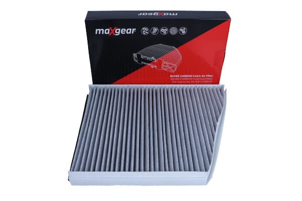 MAXGEAR-OHJAAMOSUODATIN DB W211 02- "SILVER CARBON" HOPEAIONEILLA JA AKTIIVIHIILELLÄ