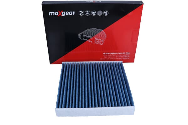 MAXGEAR-OHJAAMOSUODATIN SUZUKI SX4 FIAT SEDICI/HONDA JAZZ "SILVER CARBON" HOPEAA IONEILLA JA AKTIIVIHIILELLÄ