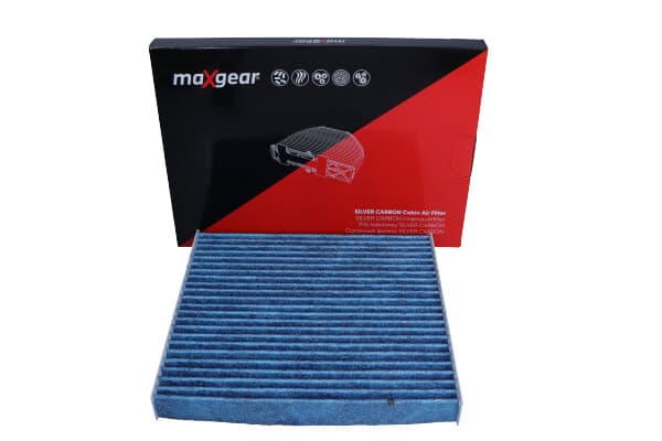 MAXGEAR-OHJAAMOSUODATIN MAZDA 6 02-/2 03- "SILVER CARBON" HOPEAIONEILLA JA AKTIIVIHIILELLÄ