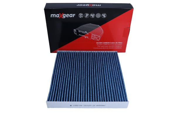 MAXGEAR-OHJAAMOSUODATIN HONDA ACCORD 03-/CIVIC 05- SEDAN/CRV 06-/CIVIC 12- "SILVER CARBON" HOPEAA IONEILLA JA AKTIIVIHIILELLÄ