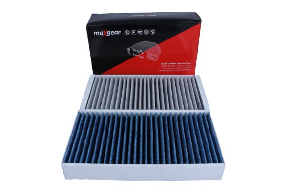 MAXGEAR KABINEFILTER DB W164 M-KLASSE !!! SÆT MED 2!!! "SØLVKUL" MED SØLVIONER OG AKTIVT KUL