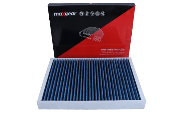 MAXGEAR-OHJAAMOSUODATIN CITROEN C5 08-/C6/407 1.6/2.0HDI "SILVER CARBON" HOPEAIONEILLA JA AKTIIVIHIILELLÄ
