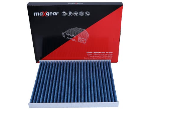 MAXGEAR-OHJAAMOSUODATIN KIA VENGA/ HYUNDAI IX20 2010- "SILVER CARBON" HOPEAIONEILLA JA AKTIIVIHIILELLÄ