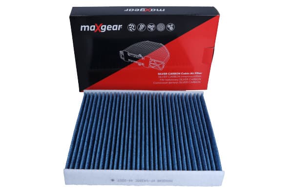 MAXGEAR-OHJAAMOSUODATIN VW POLO 09- / IBIZA V 08- "SILVER CARBON" HOPEAA IONEILLA JA AKTIIVIHIILELLÄ
