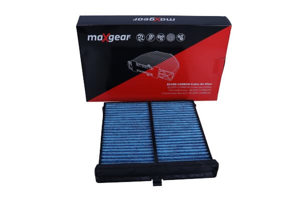 MAXGEAR-OHJAAMOSUODATIN MAZDA 2 SKYACTIV, CX-3 SKYACTIV 1.5/2.0 14- "SILVER CARBON" HOPEAIONEILLA JA AKTIIVIHIILELLÄ