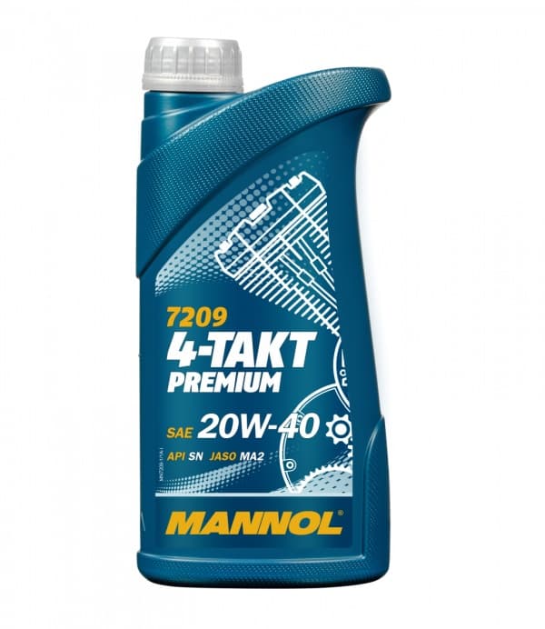 MANNOL OLIE 20W40 1L 4T MOTORCYKEL PREMIUM SM/ JASO MA2