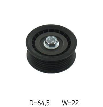 SKF POLYRIBBED REMRULLE OPEL 1.9CDTI 04- ASTRA H/V