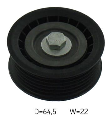 SKF KIRISTINPYÖRÄ POLYRIP-HIHNAAN FIAT BRAVO 08- 1.6D MULTIJET