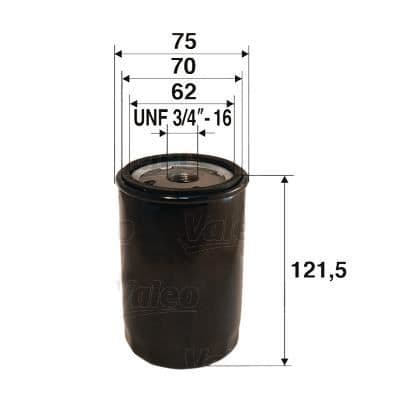 VALEO Oljefilter 586052