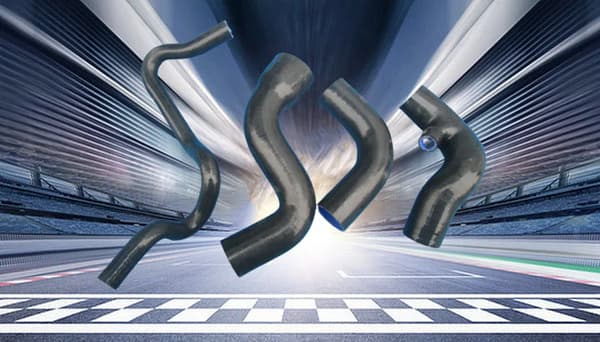 Silicone Turbo Slang för Audi A4 & Passat B5, Hög Sprängtryck, Extrem Temperaturbeständighet,svart