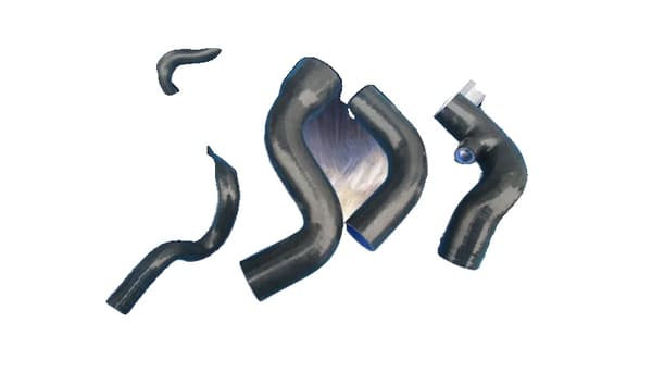Silicone Turbo Slang för Audi A4 & Passat B5, Hög Sprängtryck, Extrem Temperaturbeständighet,svart