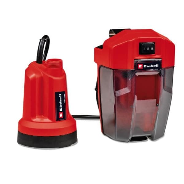 Dränkbar pump för klart vatten Einhell GE-SP 18 LL Li - Solo 4181560 4500 l-h 8 m