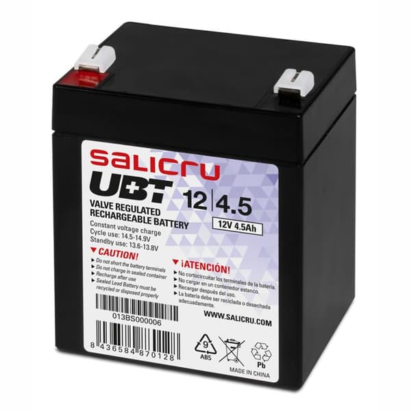 Batteri Salicru 013BS000006 VRLA 4,5Ah