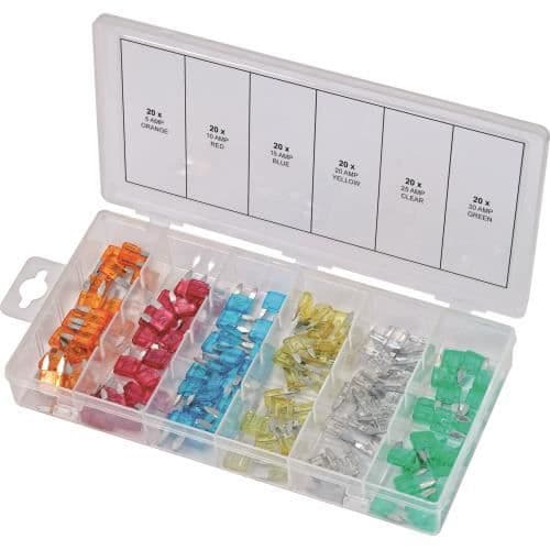 KS Tools Automotive Mini Fuse Sortiment 120st 5-30A