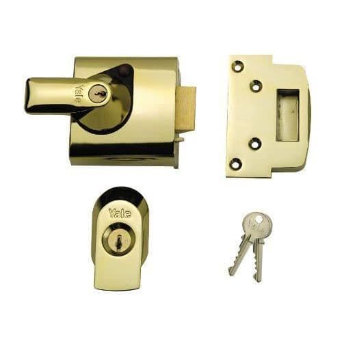 Yale Locks BS1 Säkerhetslås uppfyller brittiska standarder Brasslux Visi 60mm Importerad från Storbritannien