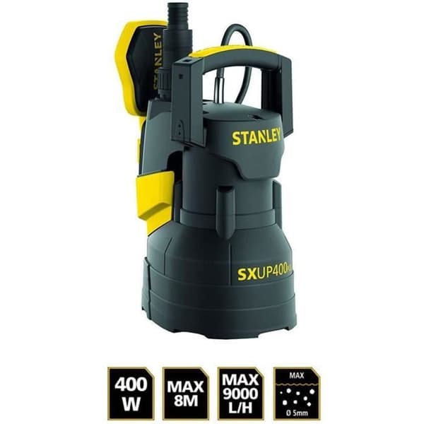 STANLEY - Klarvattenkällarvakuumpump 400 W - Plast