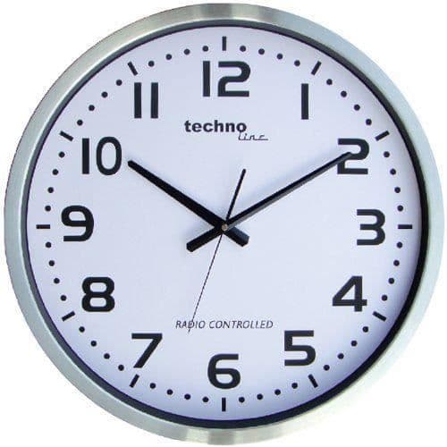 Technoline WT 8995 Radiostyrd väggklocka i metall