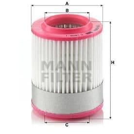 MANN Luftfilter C 1652/1