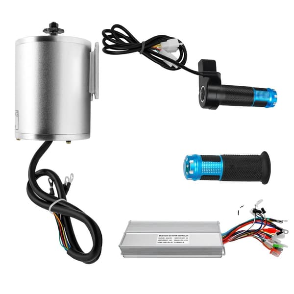 Elektrisk børsteløs DC-motorkit, 2000W højhastighed, 60V controller, holdbart aluminium