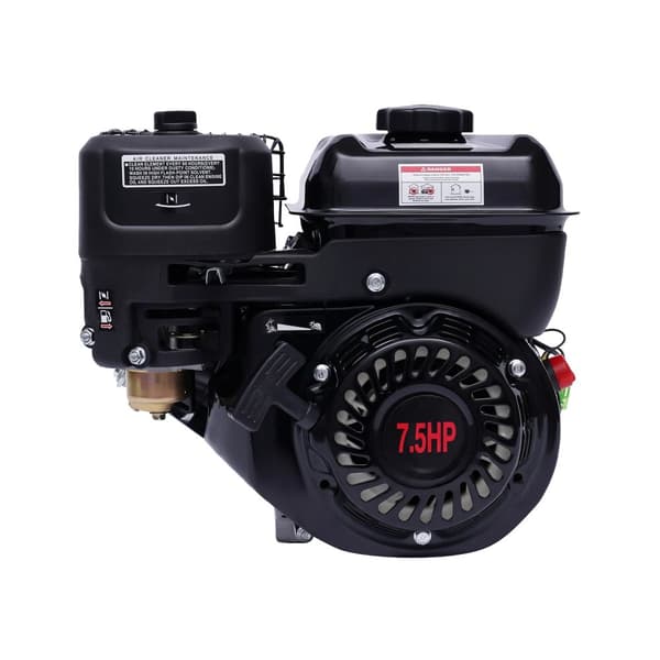 7,5HK Benzinmotor, 3600RPM, Høj-effektiv Karburator,sort