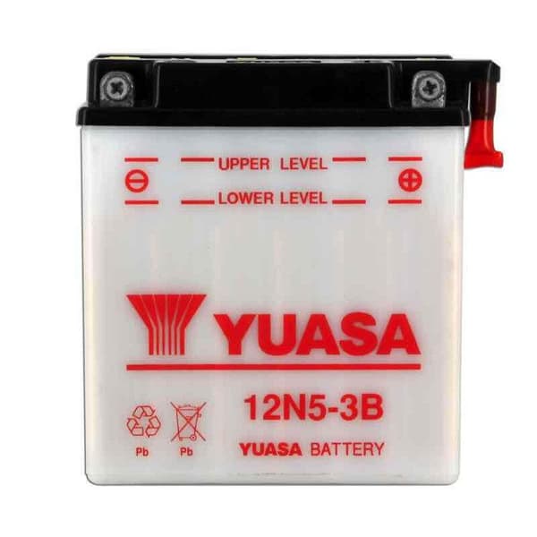 Yuasa-batteri för Suzuki-motorcykel 500 GT 1975 till 1978 12N7-4A / 12V 7Ah
