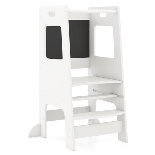 Køkken Trin Skammel, 23.5x19.5x36 tommer, Hvid