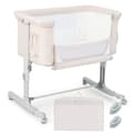 Miniatyrbillede 1 af 8: Baby Bedside Bassinet, 34x25x32 tommer, Beige