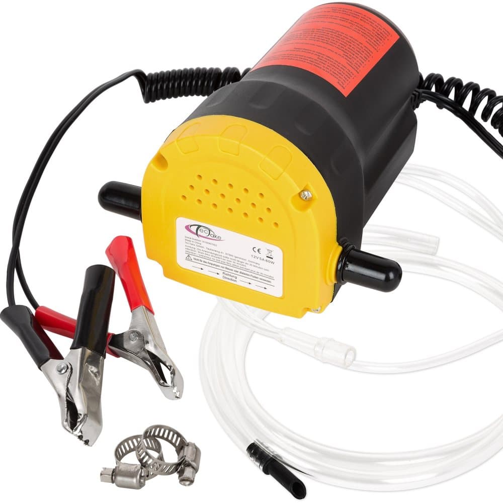 Oljepump med märkspänning 12 volt, märkeffekt 60 watt - svart
