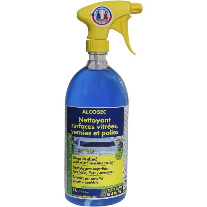 MATT CHEM MARINE Antistatisk rengøringsmiddel Alcosec - Specielle glasflader