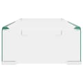 Miniatyrbild 3 av 6: vidaXL TV-bord klarglas 60x25x11 cm