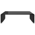 Miniatyrbilde 2 av 6: vidaXL TV-benk glass svart 40x25x11 cm