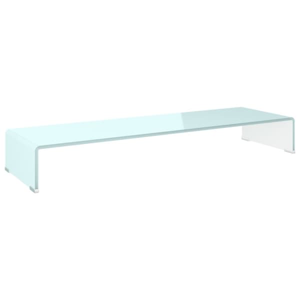 vidaXL TV-benk glass grønn 100x30x13 cm