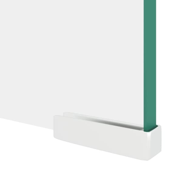 vidaXL TV-bord klarglas 120x30x13 cm